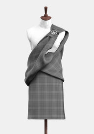 Hebridean Cairn Tartan Great Kilt Front