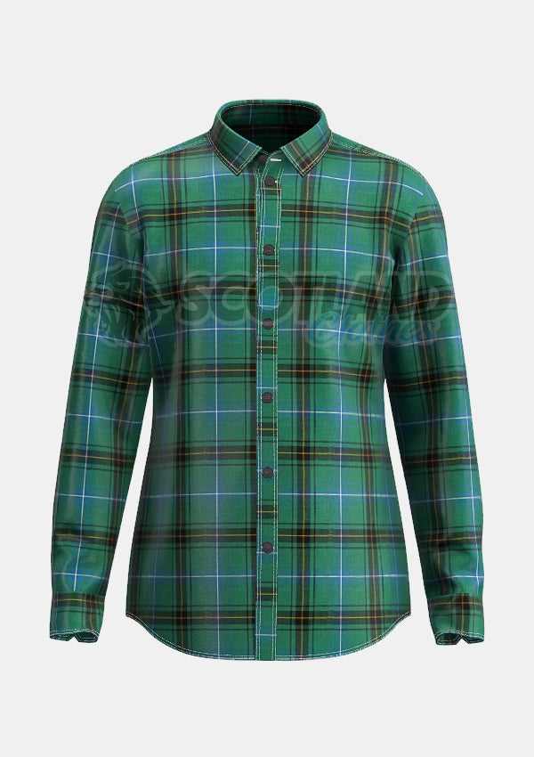 Henderson Tartan Shirt Front