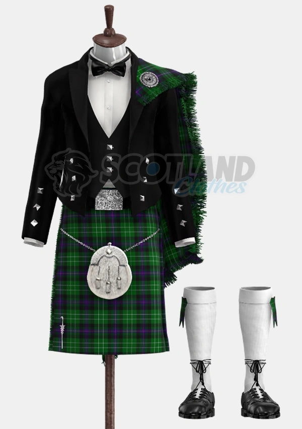 Hibs Tartan Prince Charlie Outfit