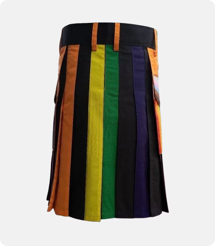 High Quality Rainbow Kilt Back