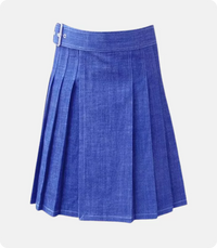 High Quality Scottish Blue Denim Kilt