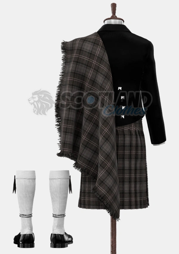Highland Granite Tartan Prince Charlie Outfit