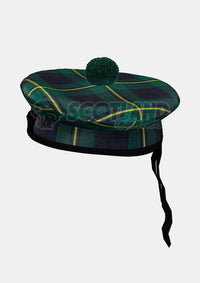 Johnstone Tartan Balmoral Hat Front Side