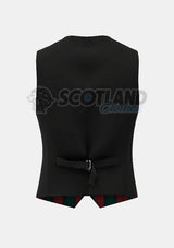 Kerr Tartan Waiscoat Back