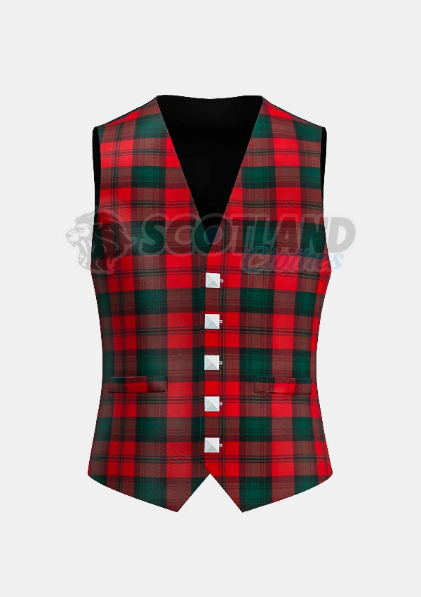 Kerr Tartan Waiscoat Front
