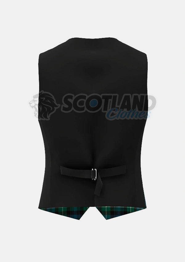 Lamont Tartan Waistcoat Back
