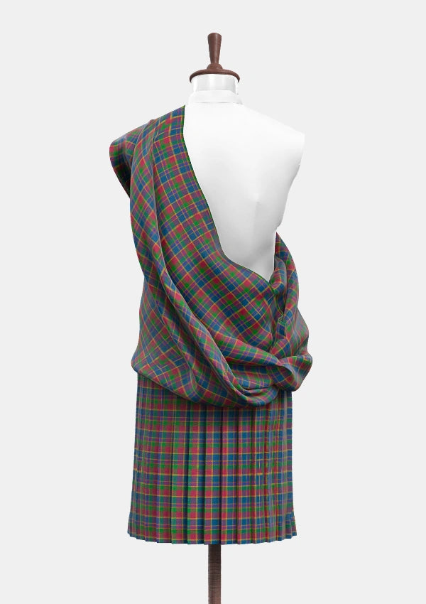 Land_s End Maroon Tartan   Great Kilt Back