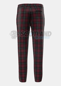 Llewellen of Wales Tartan Trouser Back