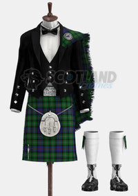 Loch Carron Tartan Prince Charlie Outfit