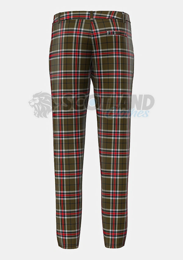 Loch Ness Tartan Trouser Back