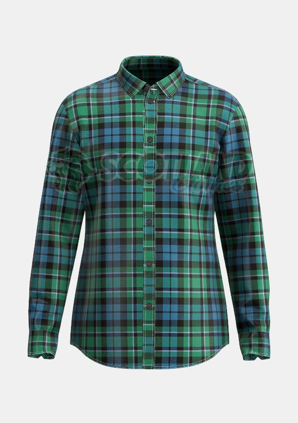 Maccallum Tartan Shirt Front