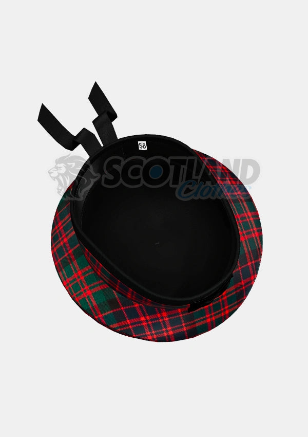 Macdonald Clan Tartan Balmoral Hat Back Side