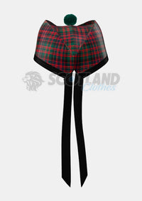 Macdonald Clan Tartan Glengarry Hat Back