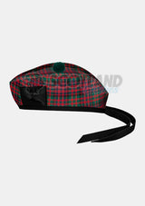 Macdonald Clan Tartan Glengarry Hat Side
