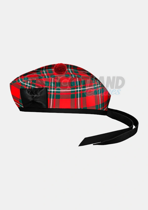 Macgregor Tartan Glengarry Hat Side