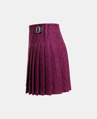 Magenata Women Tweed Kilt Left Side