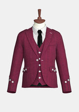 Magenata_Tweed_Argyle_Kilt_Jacket_front_image