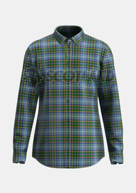 Manx Tartan Shirt Front