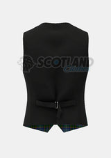 Manx Tartan Waistcoat Back