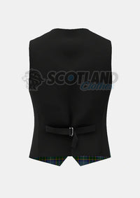 Manx Tartan Waistcoat Back