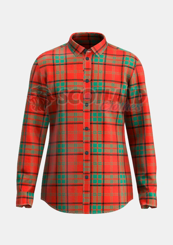 Maxwell Tartan Shirt Front