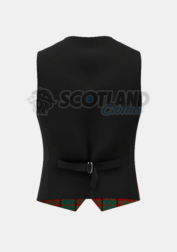 Maxwell Tartan Waistcoat Back