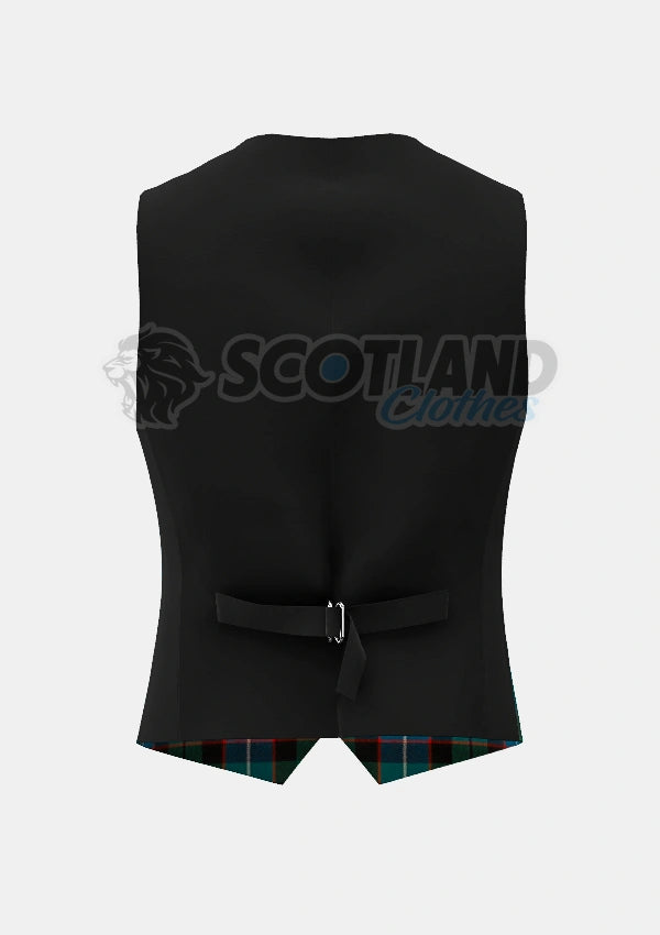 Mitchell Tartan Waistcoat Back