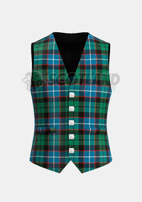 Mitchell Tartan Waistcoat Front