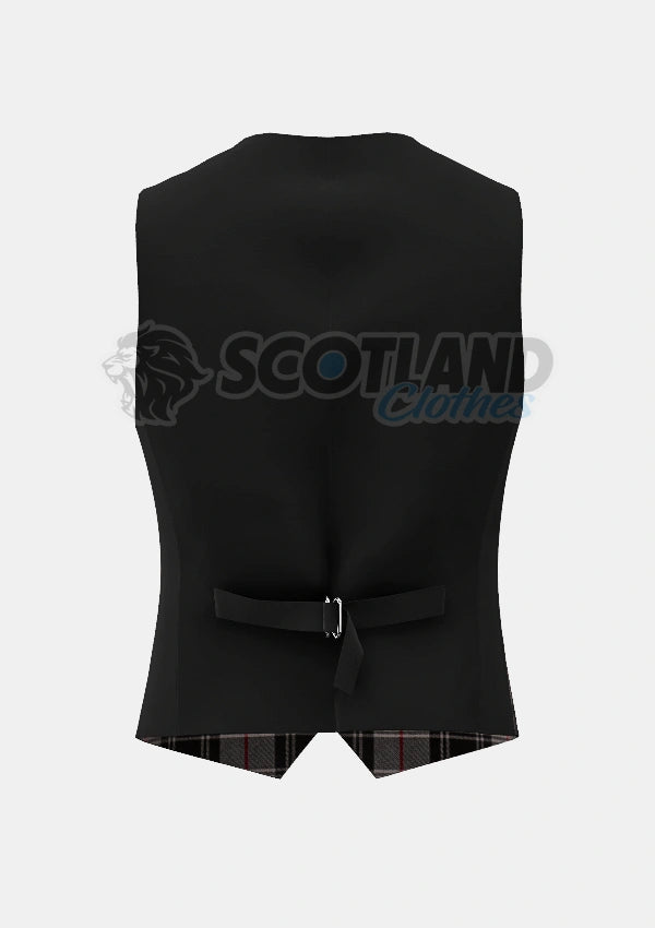 Moffat Tartan Waistcoat Back