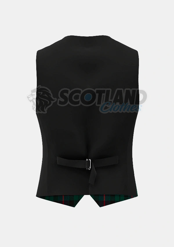 Morrison Tartan Waistcoat Back