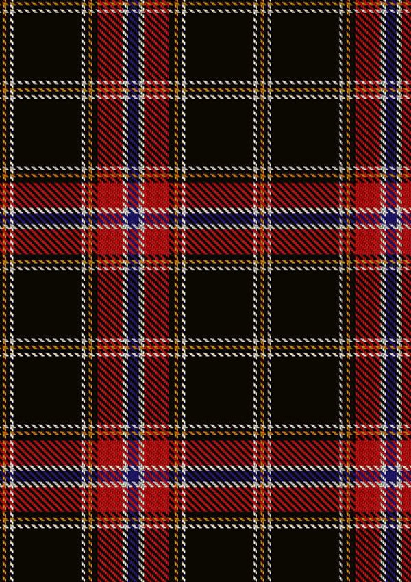 Norwegian Night Tartan Fabric
