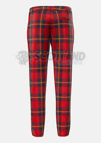 Oliver Dress Tartan Trouser Back