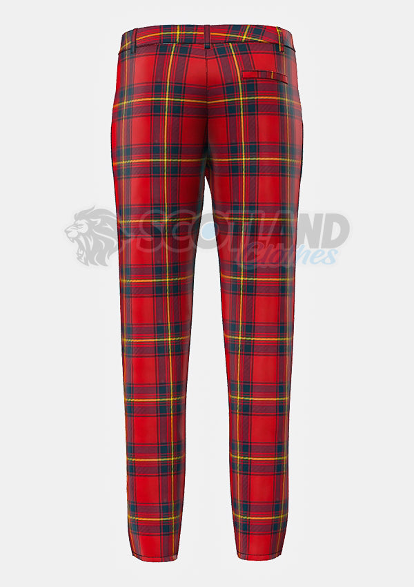 Oliver Dress Tartan Trouser Back