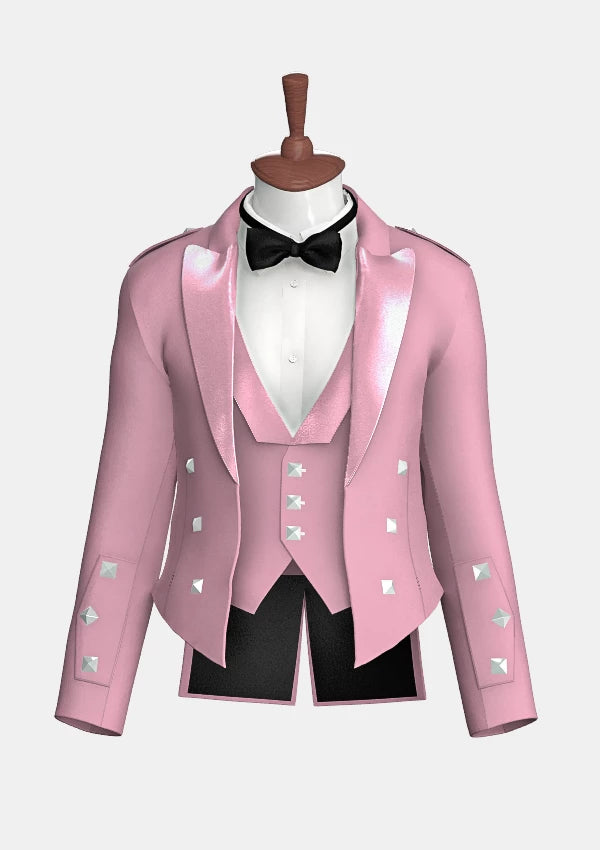 Pink_Prince_Charlie_Kilt_Jacket_with_Satin_Lapels_front_image