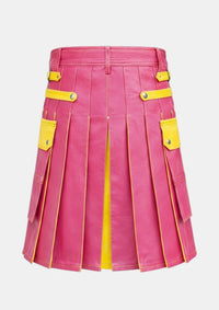Pink_and_Yellow_Leather_Hybrid_Utility_Kilt_Back