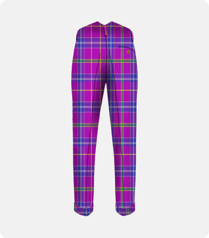 Premium Quality Jackson Tartan Trousers Back