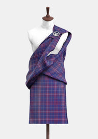 Pride of Fife Tartan Great Kilt Front