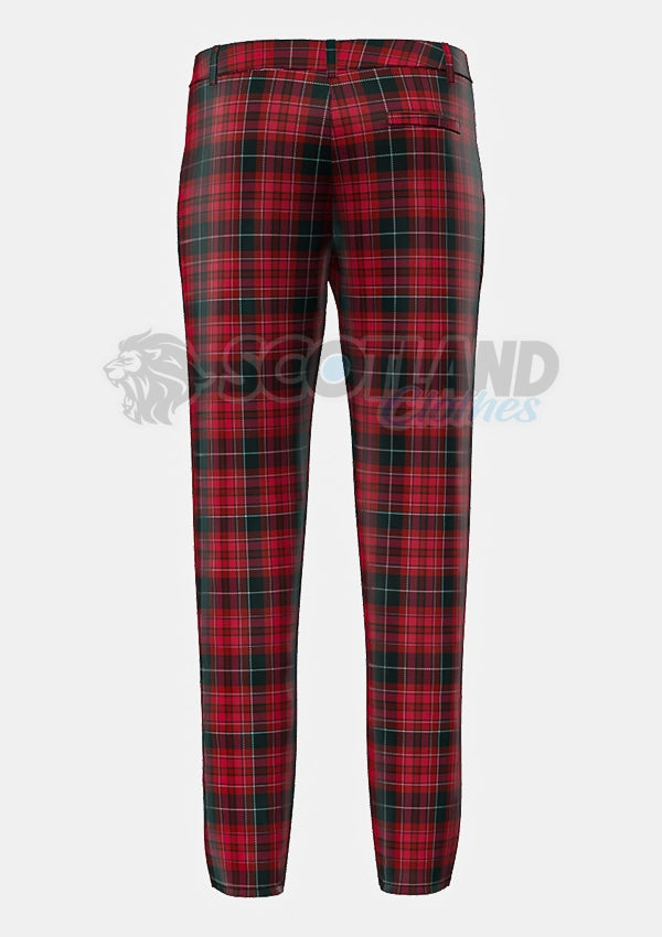 Pride of Wales Tartan Trouser Back
