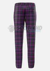 Maßgefertigte Lila Tartan Hose	