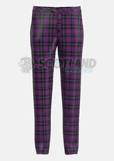 Maßgefertigte Lila Tartan Hose	