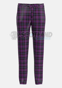 Maßgefertigte Lila Tartan Hose	