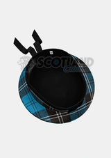Ramsey Blue Tartan Balmoral Hat Back Side