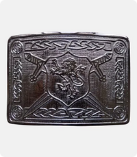 Saltire Lion Rampant Kilt Belt Buckle