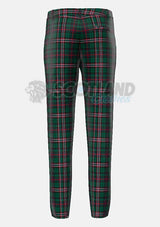 Scottish National Tartan Trouser Back