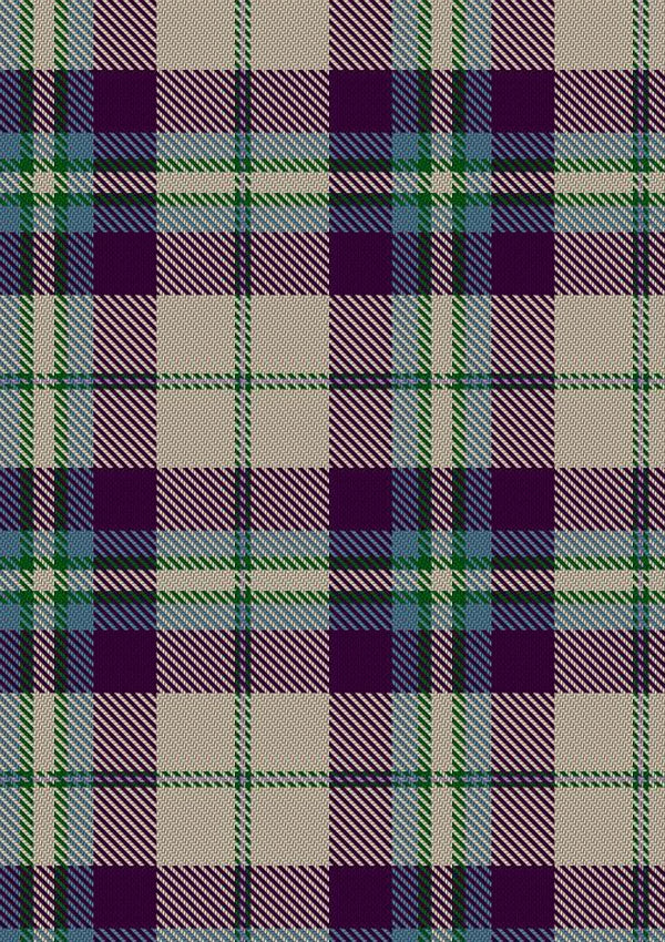 Shiel Purple Tartan Fabric