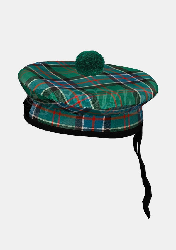 Sinclair Tartan Balmoral Hat Front Side