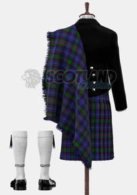 Spirit of Bannock burn Tartan Prince Charlie Outfit