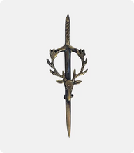 Stag Head Kilt Pin