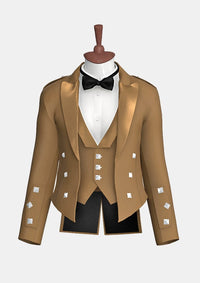 Tan_Prince_Charlie_Kilt_Jacket_with_Satin_Lapels_front_image