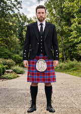 Traditional_A_J_Gallacher_Tartan_10053_Kilt_and_Argyle_Jacket_Kilt_Outfit_front_image